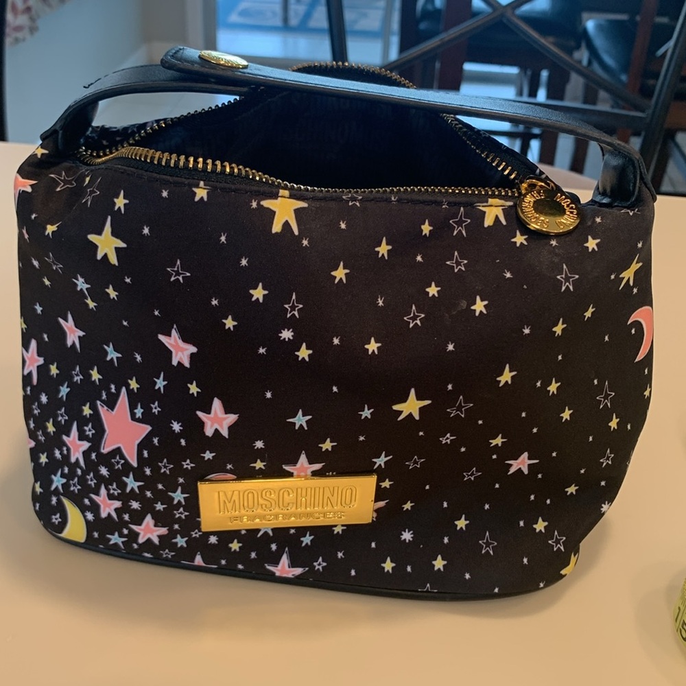 Moschino Fragrance Star Fantasy Bag Makeup Carrier Travel Zip Top - Picture 9 of 15